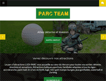 Tablet Screenshot of ludi-parc-attractions-vercors.com